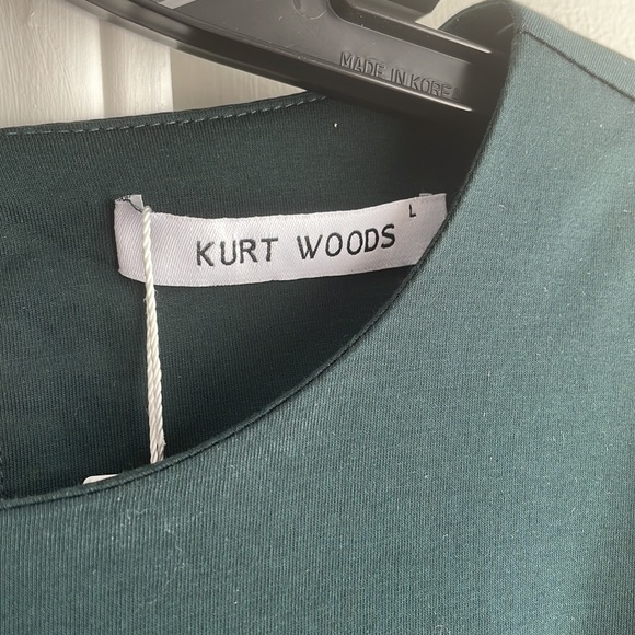 Forest green midi dress NWT - Picture 2 of 6